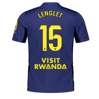 Billige Fotballdrakt Atletico Madrid Clement Lenglet #15 Replika Bortedrakt 2025-26 Kortermet